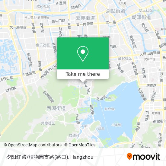 夕阳红路/植物园支路(路口) map