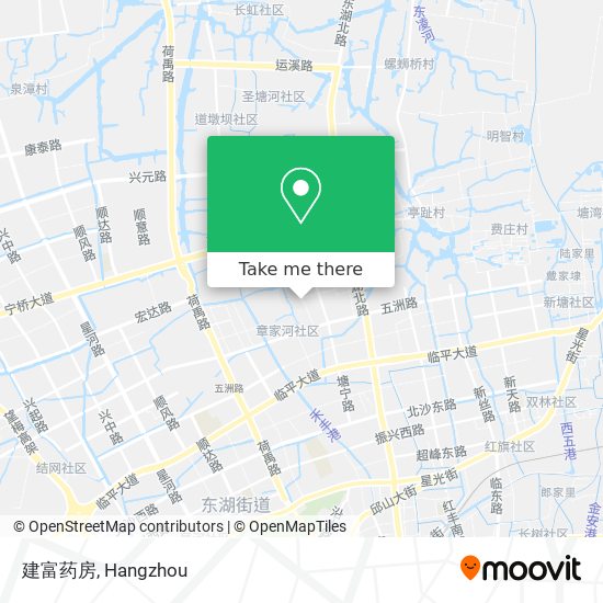 建富药房 map