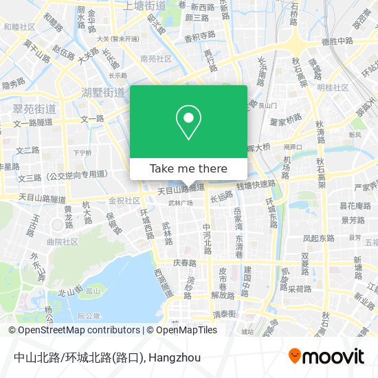中山北路/环城北路(路口) map