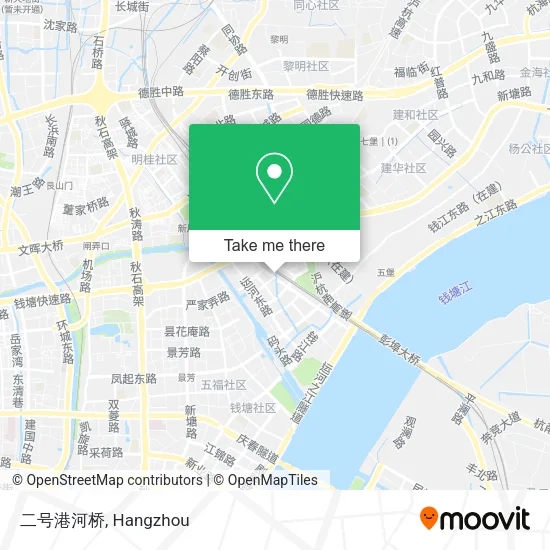 二号港河桥 map