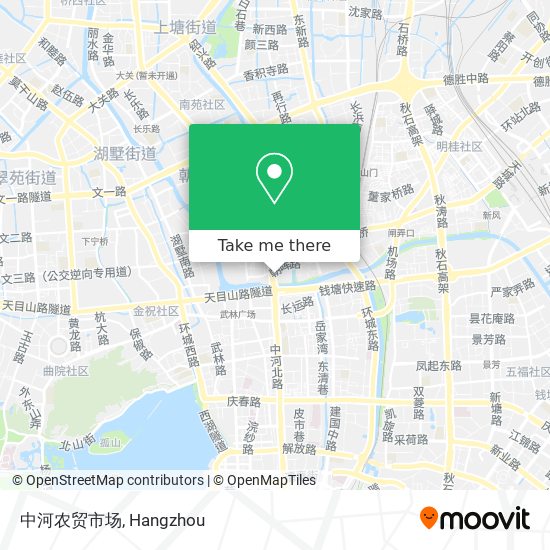 中河农贸市场 map