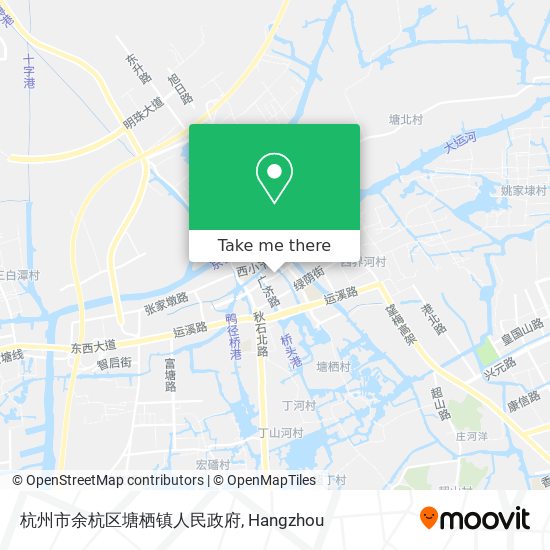 杭州市余杭区塘栖镇人民政府 map
