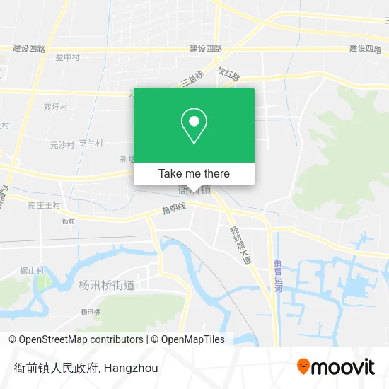 衙前镇人民政府 map