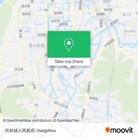 所前镇人民政府 map