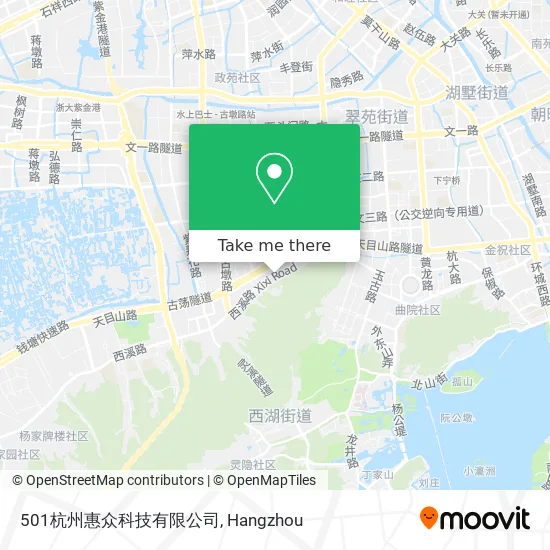 501杭州惠众科技有限公司 map