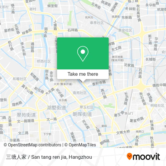 三塘人家 / San tang ren jia map