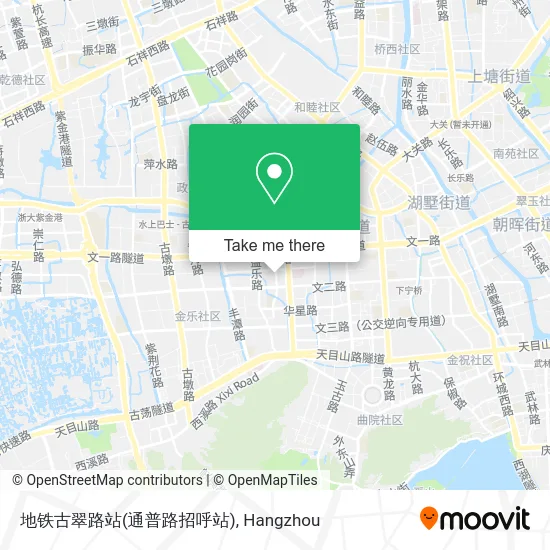 地铁古翠路站(通普路招呼站) map