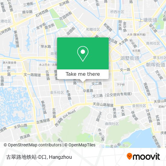 古翠路地铁站-D口 map