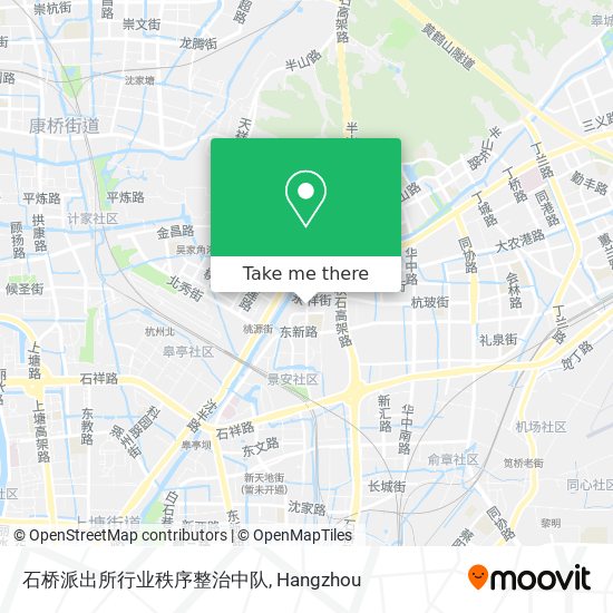 石桥派出所行业秩序整治中队 map