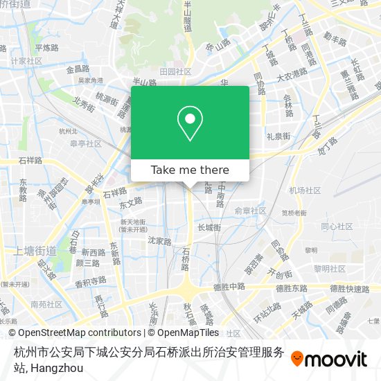 杭州市公安局下城公安分局石桥派出所治安管理服务站 map