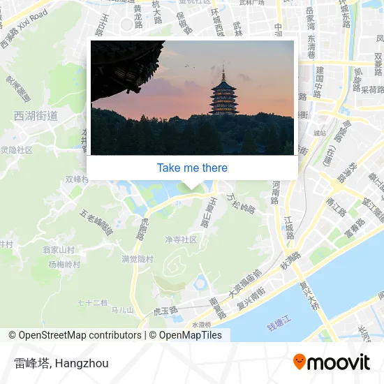 雷峰塔 map