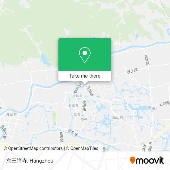 东王禅寺 map