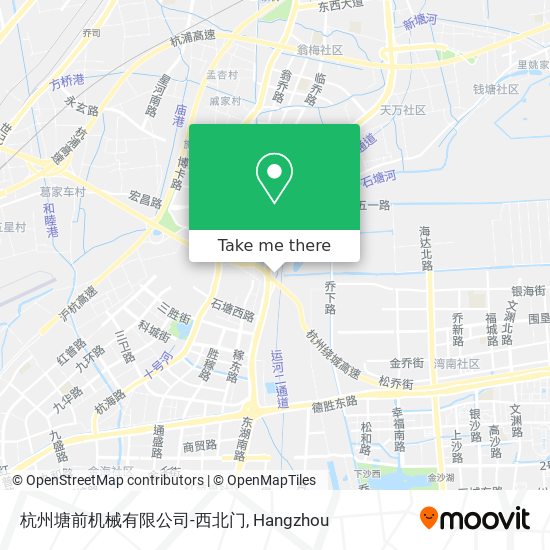 杭州塘前机械有限公司-西北门 map
