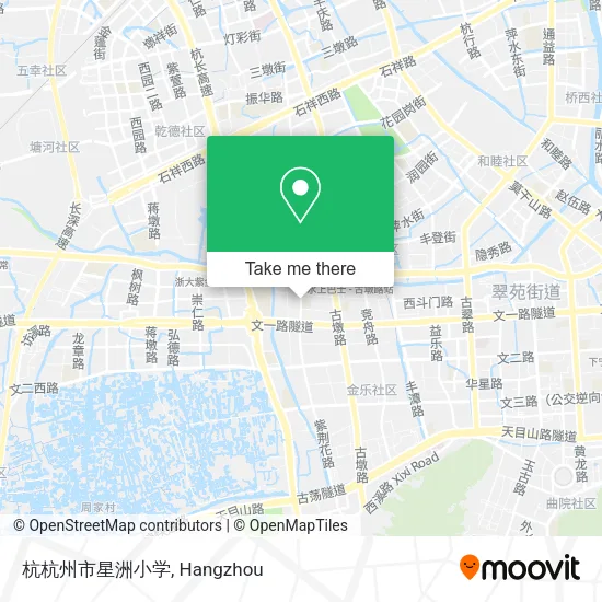 杭杭州市星洲小学 map
