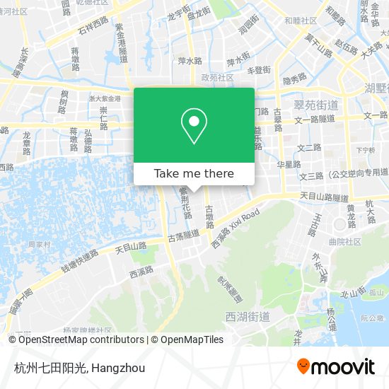 杭州七田阳光 map