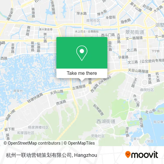 杭州一联动营销策划有限公司 map