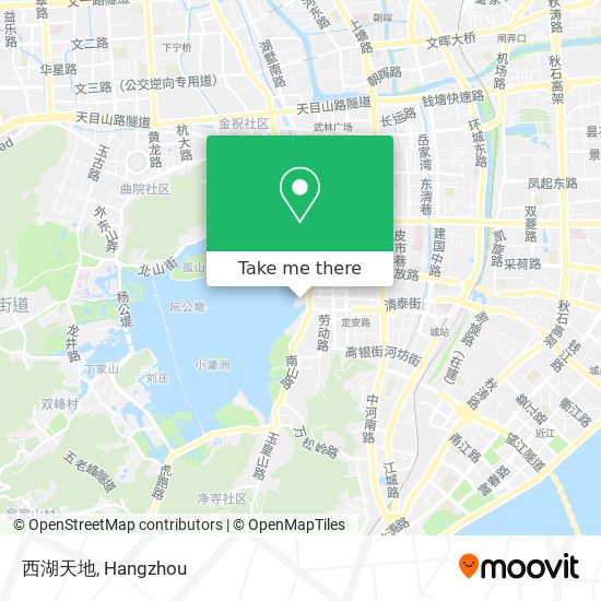 西湖天地 map