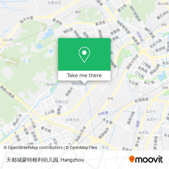 天都城蒙特梭利幼儿园 map