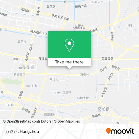 万达路 map