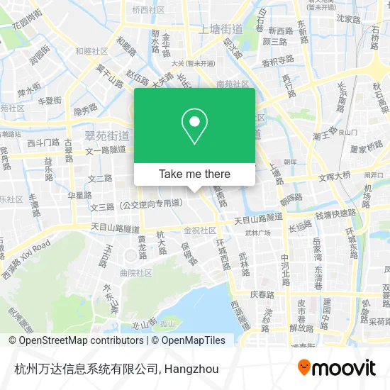 杭州万达信息系统有限公司 map