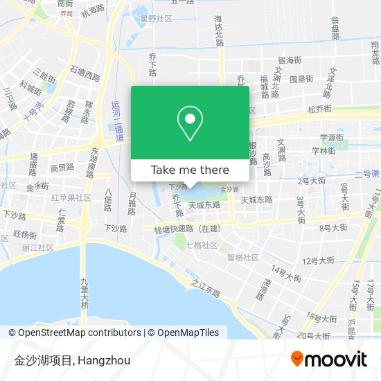 金沙湖项目 map