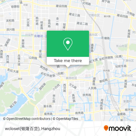 wcloset(银隆百货) map