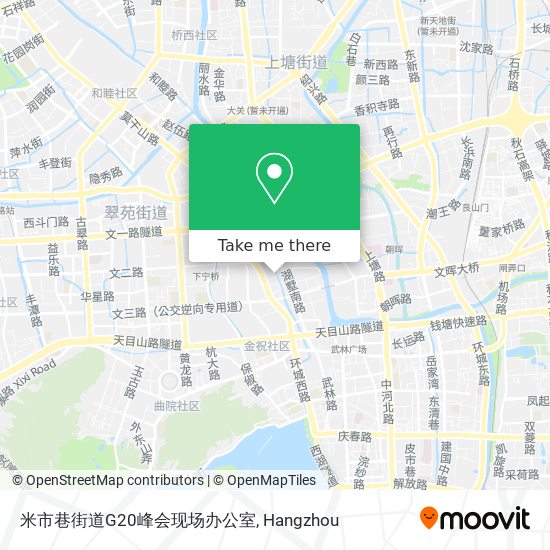 米市巷街道G20峰会现场办公室 map