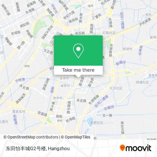 东田怡丰城G2号楼 map