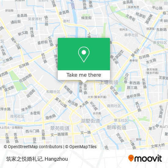 筑家之悦婚礼记 map