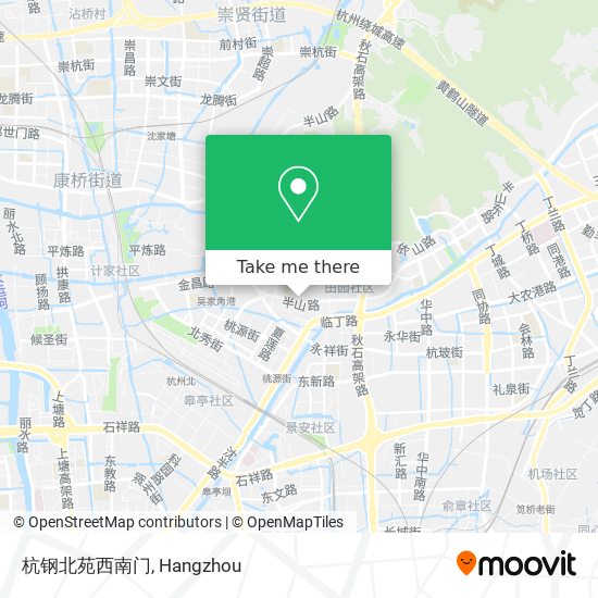 杭钢北苑西南门 map