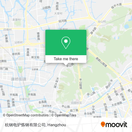 杭钢电炉炼钢有限公司 map