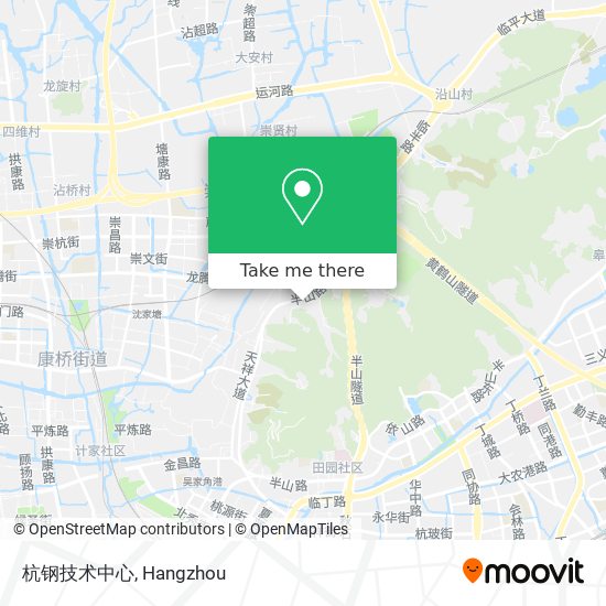 杭钢技术中心 map
