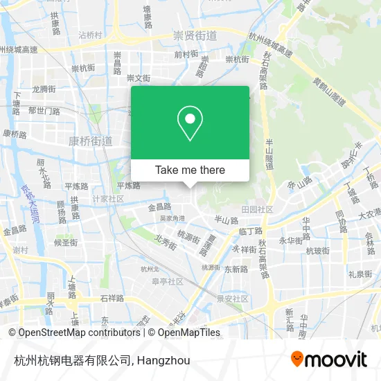 杭州杭钢电器有限公司 map