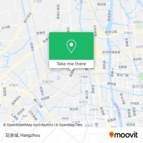 花港城 map
