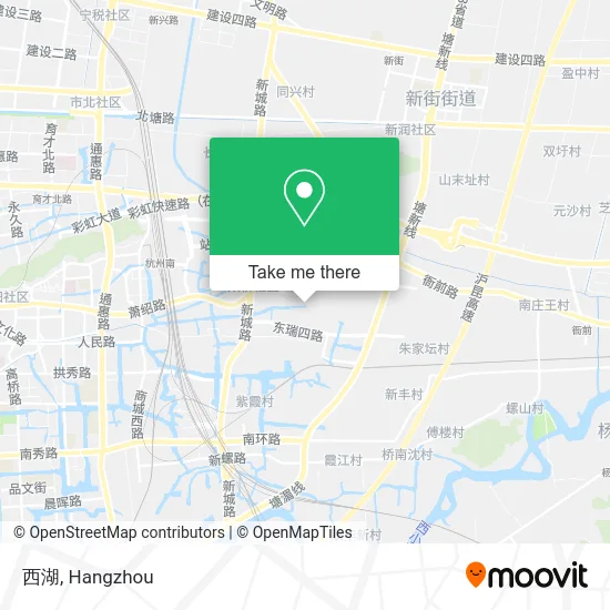 西湖 map