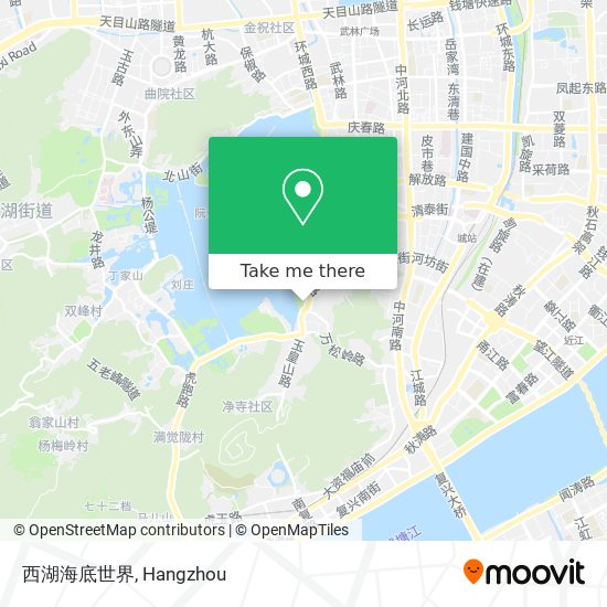 西湖海底世界 map