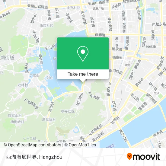 西湖海底世界 map