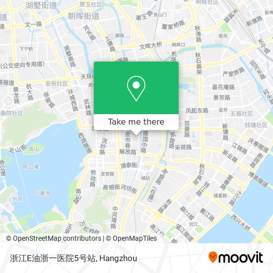 浙江E油浙一医院5号站 map