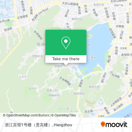 浙江宾馆1号楼（贵宾楼） map