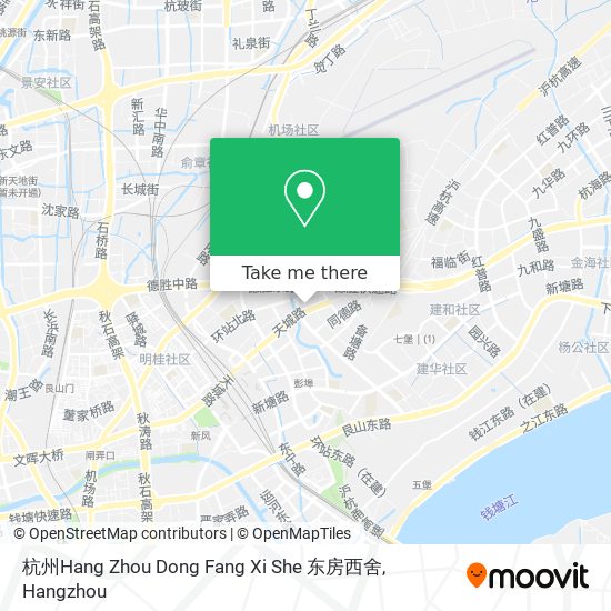 杭州Hang Zhou Dong Fang Xi She 东房西舍 map