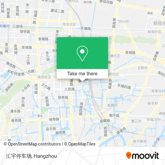 汇宇停车场 map
