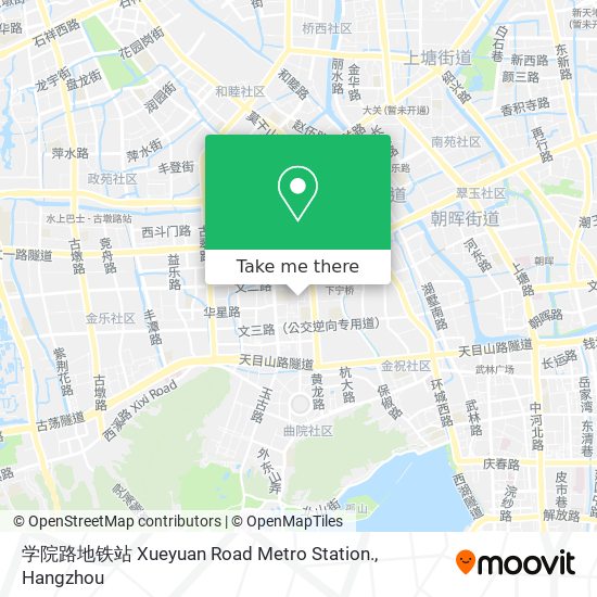 学院路地铁站 Xueyuan Road Metro Station. map