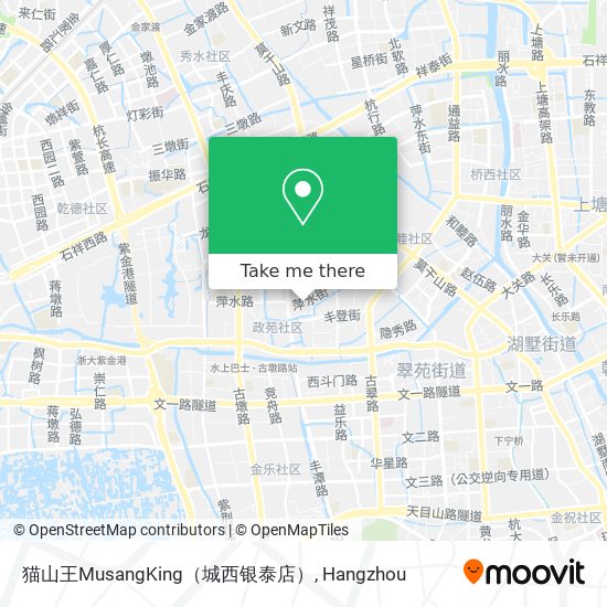 猫山王MusangKing（城西银泰店） map