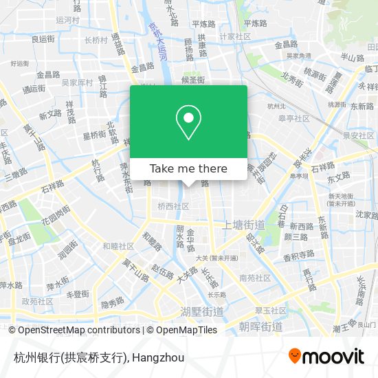 杭州银行(拱宸桥支行) map