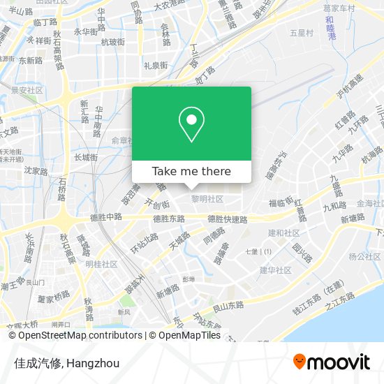 佳成汽修 map