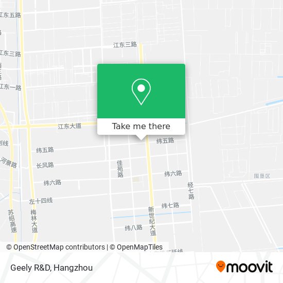 Geely R&D map