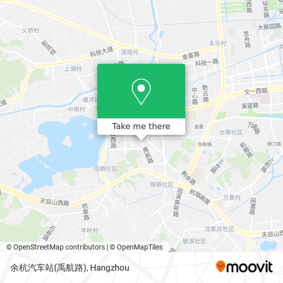 余杭汽车站(禹航路) map