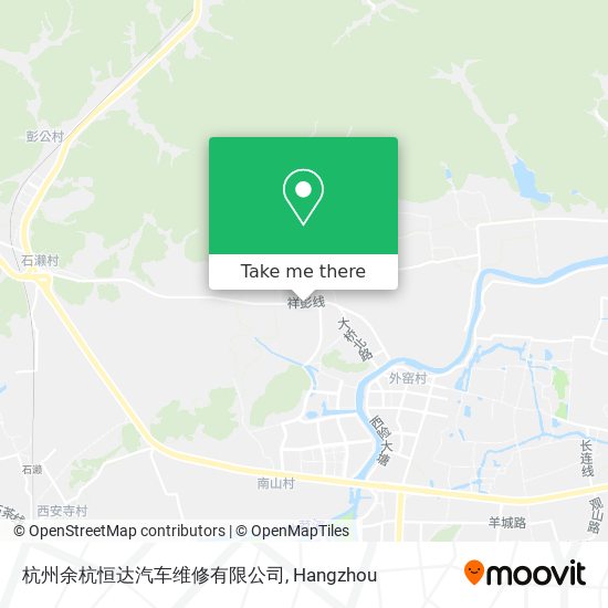 杭州余杭恒达汽车维修有限公司 map
