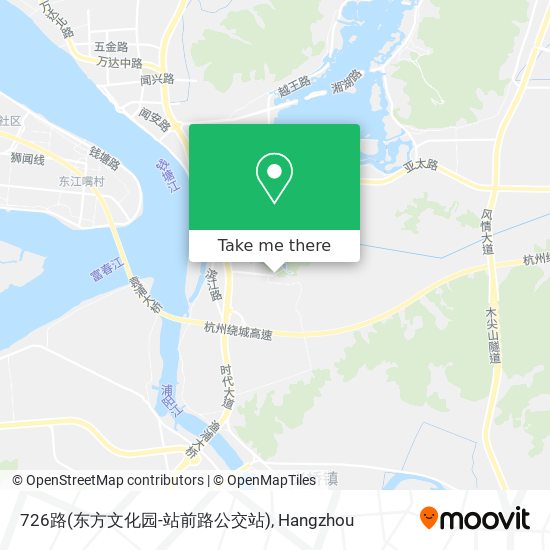 726路(东方文化园-站前路公交站) map