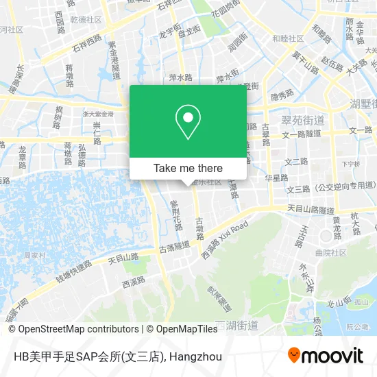 HB美甲手足SAP会所(文三店) map